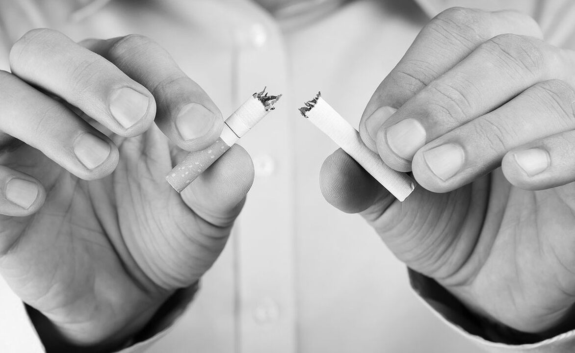 Odmietnutie fajčenia s prostatitídou
