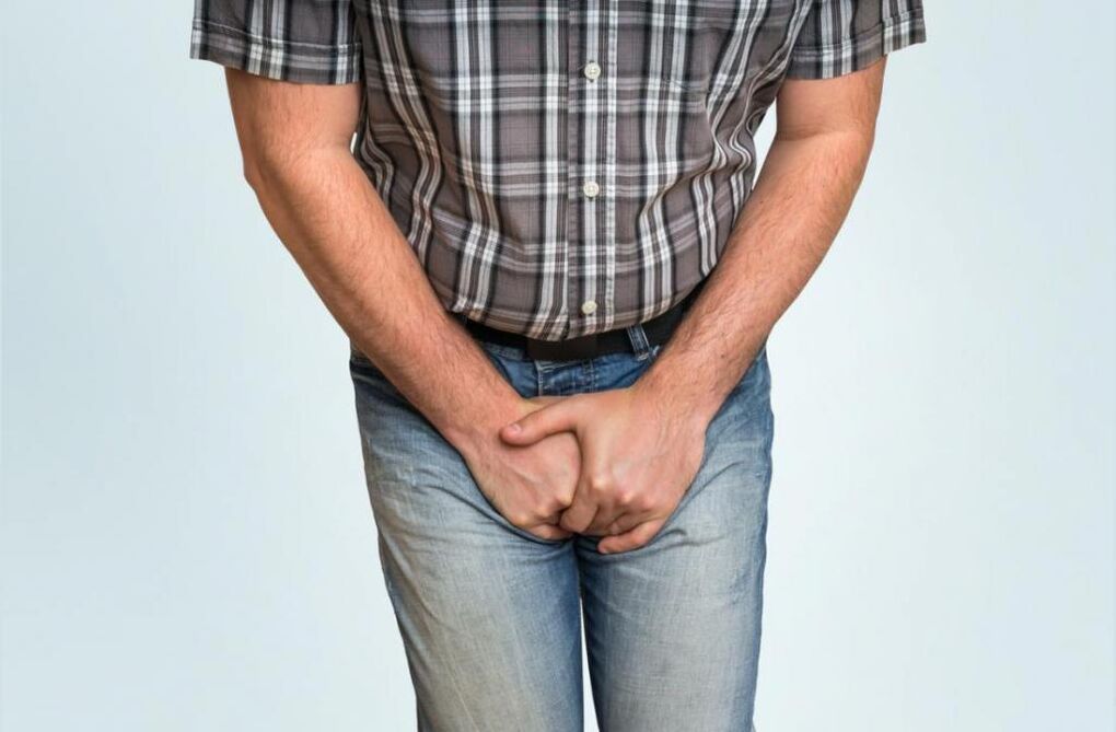 bolesť v slabinách s chronickou prostatitídou